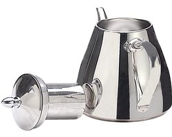 Ibenzoa® Duurzame Roestvrijstalen Theepot met Ingebouwde Zeef - Perfect voor Thee-liefhebbers