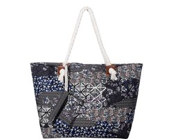 Ibenzoa® Extra Grote Strand- en Badtas Met Ritssluiting voor Veelzijdig Gebruik en Vakantiereizen