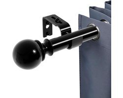 Ibenzoa® Gordijnroede Set van Roestvrij Staal met Verstelbare Lengte voor Elke Kamer in Huis