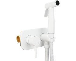 Ibenzoa® Handige inbouw bidetset met roestvrijstalen douche voor badkamer