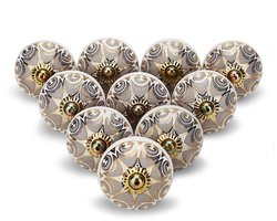 Ibenzoa® Kast- en Ladenknoppen Set van 12 met Vintage Boho Ontwerp voor Diverse Meubels
