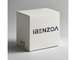 Ibenzoa® Landelijke Katoenen Gordijnen met Gehaakte Boordstof - 90 x 20 cm