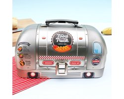 Ibenzoa® Lunchbox in Retro Stijl voor Kinderen en Volwassenen met Vintage Uitstraling