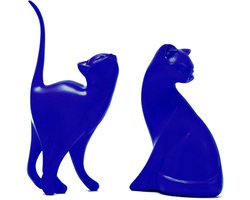 Ibenzoa® Moderne Kattenbeeld Decoratie voor Woonkamer en Kantoor, Abstract Sculptuur Design