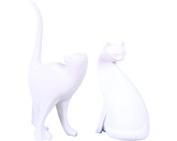 Ibenzoa® Moderne Kattenbeeld Decoratie voor Woonkamer en Kantoor met Minimalistische Uitstraling