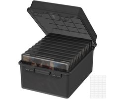 Ibenzoa® Multifunctionele Opbergdoos met 9 Binnenhouders voor Foto's en Meer