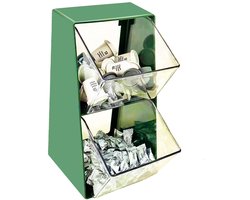 Ibenzoa® Multifunctionele Thee- en Koffieopslag Organisator met Transparante Lade voor Aanrecht en Kast