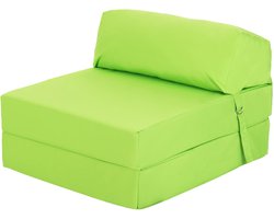Ibenzoa® Multifunctionele Uitklapbare Zit- en Slaapstoel met Hoogwaardig Schuim in Levendige Kleuren