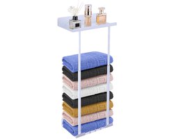 Ibenzoa® Multifunctionele Uittrekbare Handdoekhouder met Flexibele Installatieopties voor Badkamer en Keuken