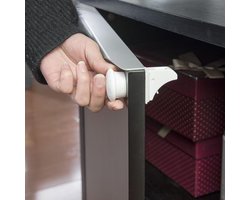 Ibenzoa® Onzichtbare Kindveilige Kast- en Ladesloten voor Optimale Veiligheid Thuis, 10-delige Set met Accessoires