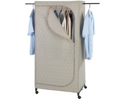Ibenzoa® Opvouwbare Vouwkast met Metalen Frame en Wielen