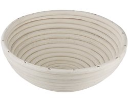Ibenzoa® Rotan Broodmand 22 cm - Natuurlijke Zuurstofvoorziening voor Perfect Brood