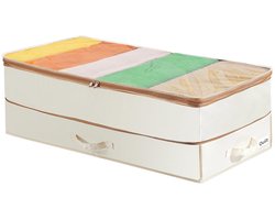 Ibenzoa® Ruime opvouwbare opbergdoos met venster voor onder bed of kast