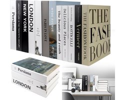 Ibenzoa® Set van 12 Stijlvolle Decoratieve Boeken voor Interieurinrichting en Tafeldecoratie