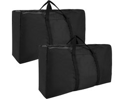 Ibenzoa® Set van 4 grote opbergtassen voor onder bed, ideaal voor kleding en beddengoed