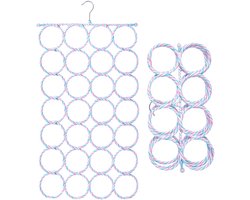 Ibenzoa® Sjaal- en Accessoirehouder met 28 Opbergmogelijkheden voor Kledingkastorganisatie