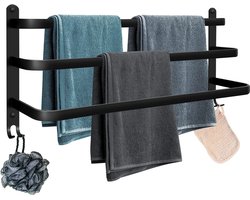 Ibenzoa® Stijlvolle en Functionele Handdoekhouder voor Badkamer en Keuken met Drie Balken