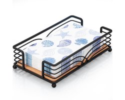 Ibenzoa® Stijlvolle en Functionele Servet- en Handdoekhouder voor Badkamer en Tafel