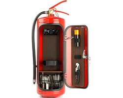Ibenzoa® Stijlvolle Metalen Minibar in Brandblusser Design voor Thuisgebruik en Feestelijke Gelegenheden