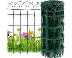 Ibenzoa® Tuinomheining met decoratief vlechtwerk en PVC-coating voor tuin en terras
