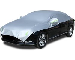 Ibenzoa® Universele Halve Autohoes met UV-bescherming en Winddichte Riemen voor Alle Weersomstandigheden