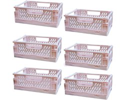 Ibenzoa® Veelzijdige Set van 6 Opvouwbare Opslagboxen voor Keuken en Kantoor