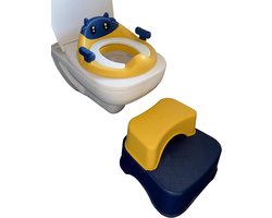 Ibenzoa® Veilig en Comfortabel Kinderstoel met Opklapbaar Opstapje voor Toilettabel