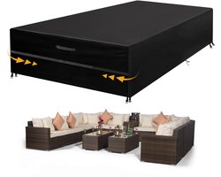 Ibenzoa® Waterdichte Beschermhoes voor Tuinmeubelen met Winddicht Ontwerp, 350 x 260 x 90 cm