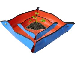 Ibenzoa® Waterdichte en opvouwbare plantenmatten set voor verplanten en snoeien, lekvrij ontwerp