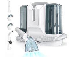 IBETTERTEC Tapijtreiniger Machine met Triple Action-Systeem, Lichtgewicht Design, Reiniger met Krachtige 400W Motor, Carpet Cleaner voor Tapijten, Meubels, Bank, Auto, Gordijnen - beddengoed& meer Kierenreiniging Vloerreiniging