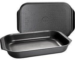 Ibili Braadslede Duo zwart 40 x 26 cm