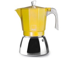 Ibili Elba Peach Koffiezetapparaat 9 Bekers Geel
