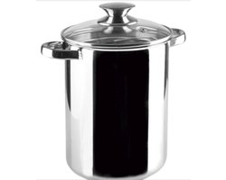 Ibili Kookpan Van Roestvrij Staal Voor Asperges 16 Cm Zilver