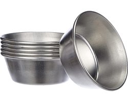 Ibili Set Pastelkleurige Bakvormen Portugees 6 Eenheden Zilver