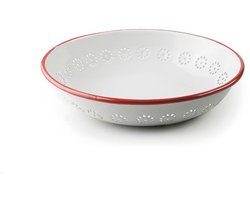 Ibili Vintage Fruitschaal Uit Bordeaux 26 Cm Transparant
