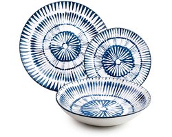 Ibili Zeeland Servies 12 Stukken Zilver