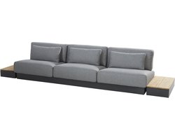 Ibiza modulair 3-zitsbank antraciet 4 Seasons Outdoor