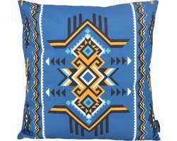 Ibiza Petrol / Blauw Kussenhoes | Outdoor / Buiten | Katoen / Polyester | 45 x 45 cm