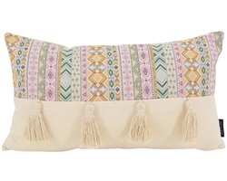 Ibiza Tassle Kussenhoes | 30 x 50 cm | Katoen/Linnen