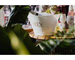 ICE Bucket | incl 4 glazen | Wijnkoeler | Champagnekoeler | NEEV | Verlichting | Led | 12 Liter