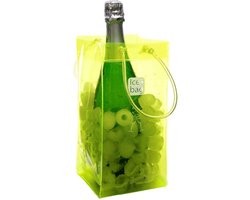 IceBag Wijnkoeler Geel Design Collection - 11x11x25,5cm - Eenvoudig mee te nemen - Champagne koeler