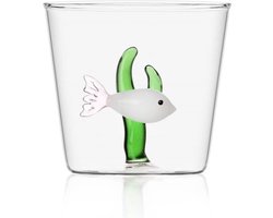 Ichendorf Milano - Waterglas White Fish Green Seaweed - Waterglazen