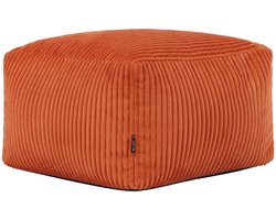 icon - Amara Poef - Zitzak Poefje - Ribfluweel - Terra-oranje