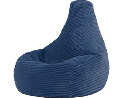 icon - Dalton Kinderzitzak Stoel - Ribfluweel - Denimblauw