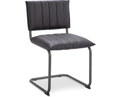 Icon Living - Stoel Denton - Stof Rawhide Grey - Gun Color Frame