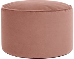 icon - Milano Poef - Ronde Zitzak Hocker - Fluweel - Roze