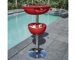 Icytable - Bartafel - Statafel - Tafelvoetbal - Bar Statafel - Rood