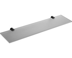 Ida glazen planchet met gunmetal bevestiging (520 x 140 mm)