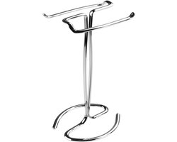 iDesign - Axis Gastendoek Houder - Roestvast Staal - Zilver
