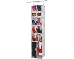 iDesign Hang organizer kledingkast 10 vaks - 07973EU - Sorteervakken, Ophangen zonder boren, Opvouwbaar